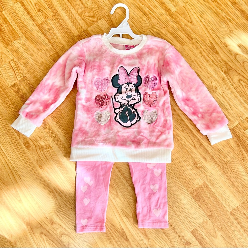 Disney Minnie Mouse little girl matching set